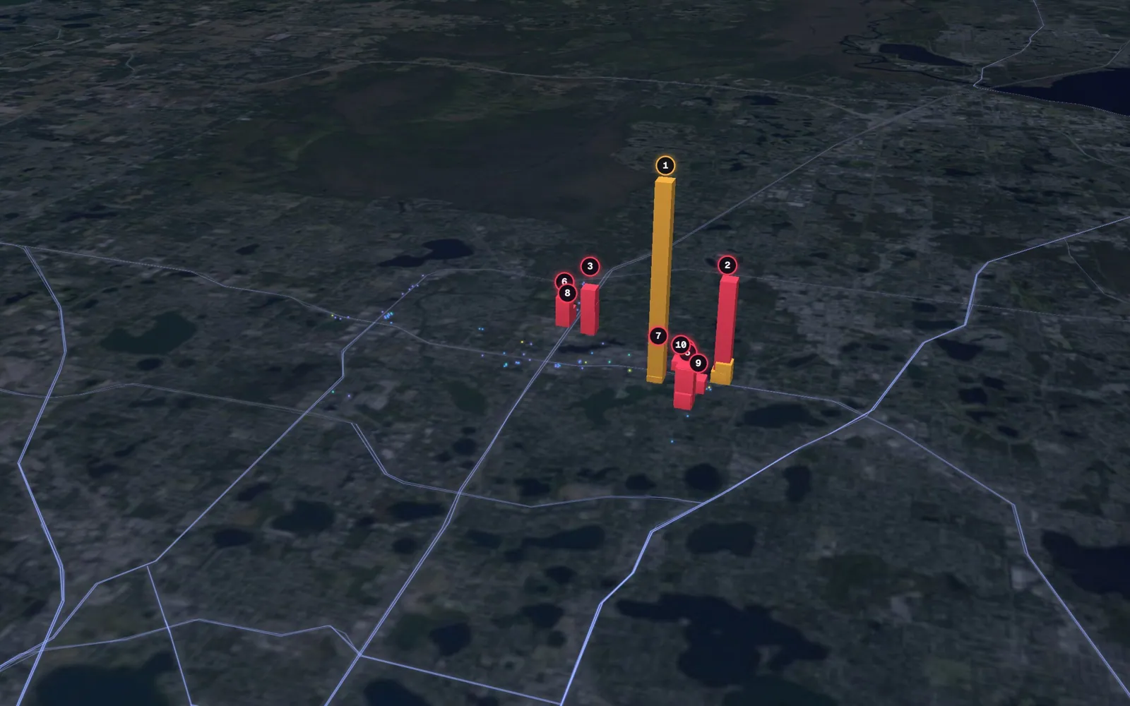 3D map of facelift surgeons in Altamonte Springs