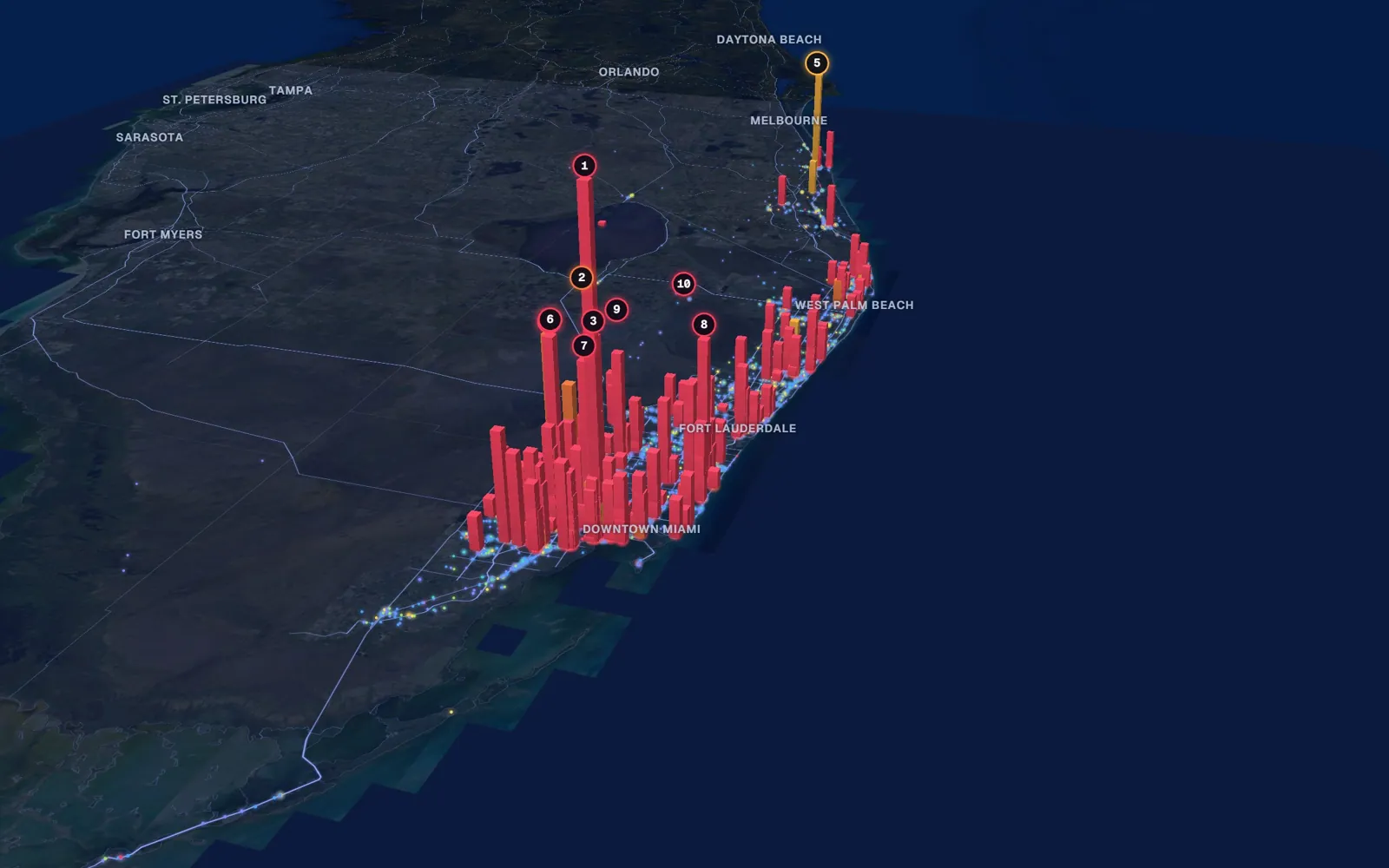 Southeast 3D market map
