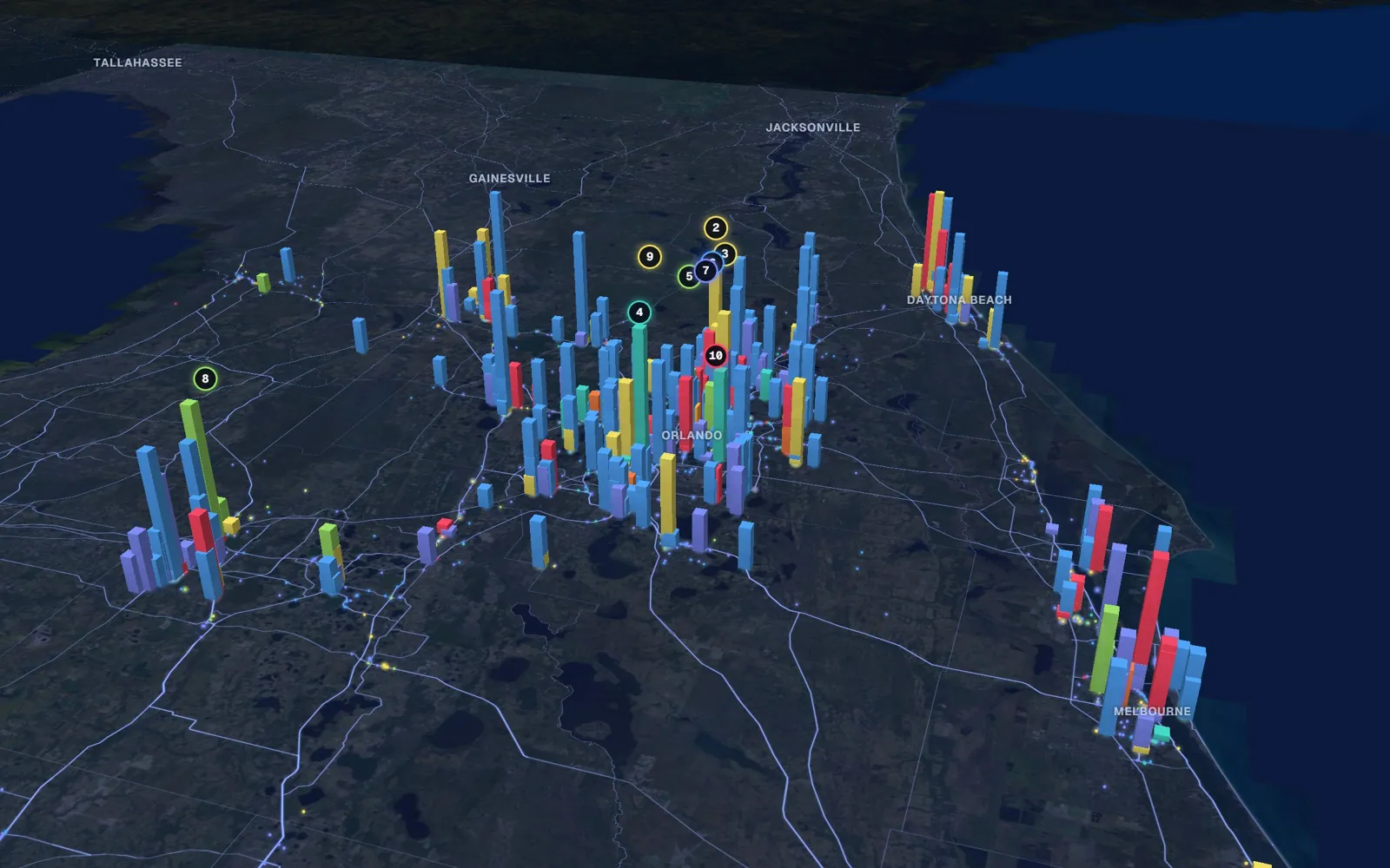 Central 3D market map