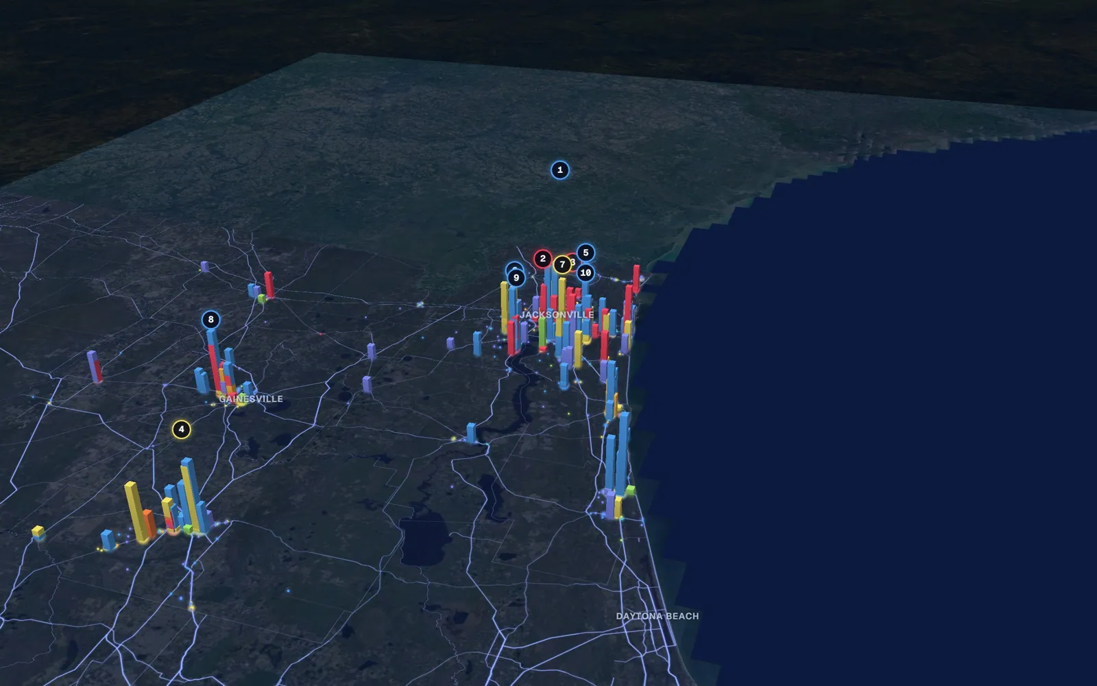 North 3D market map