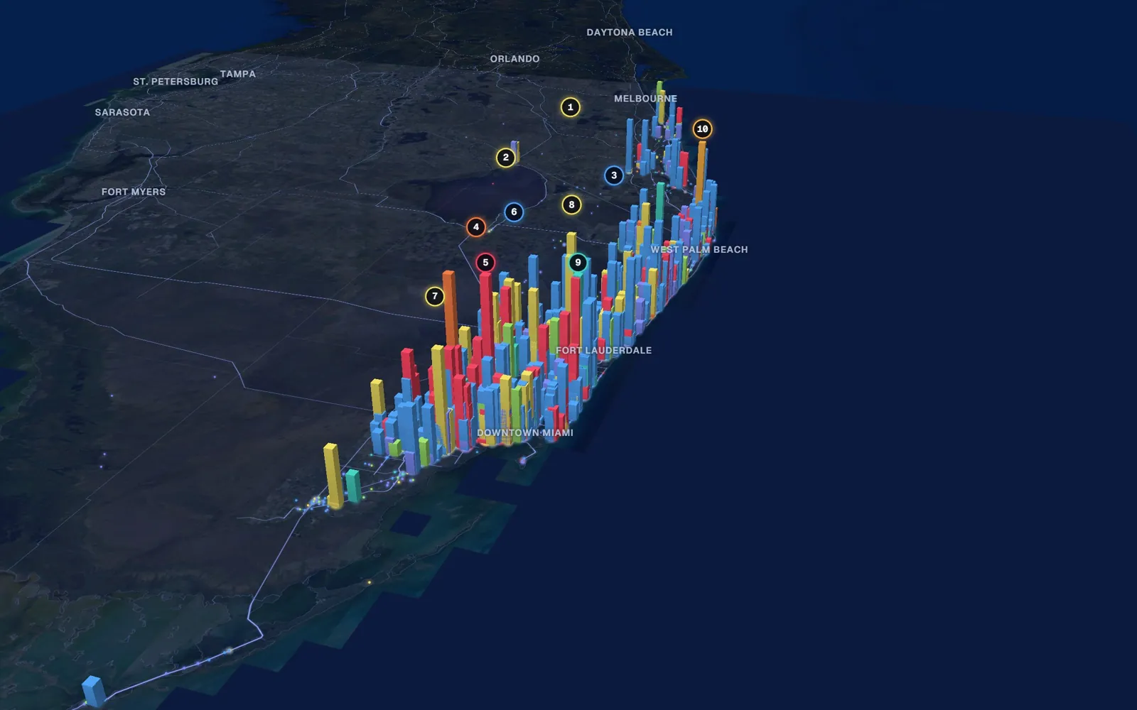 Southeast 3D market map