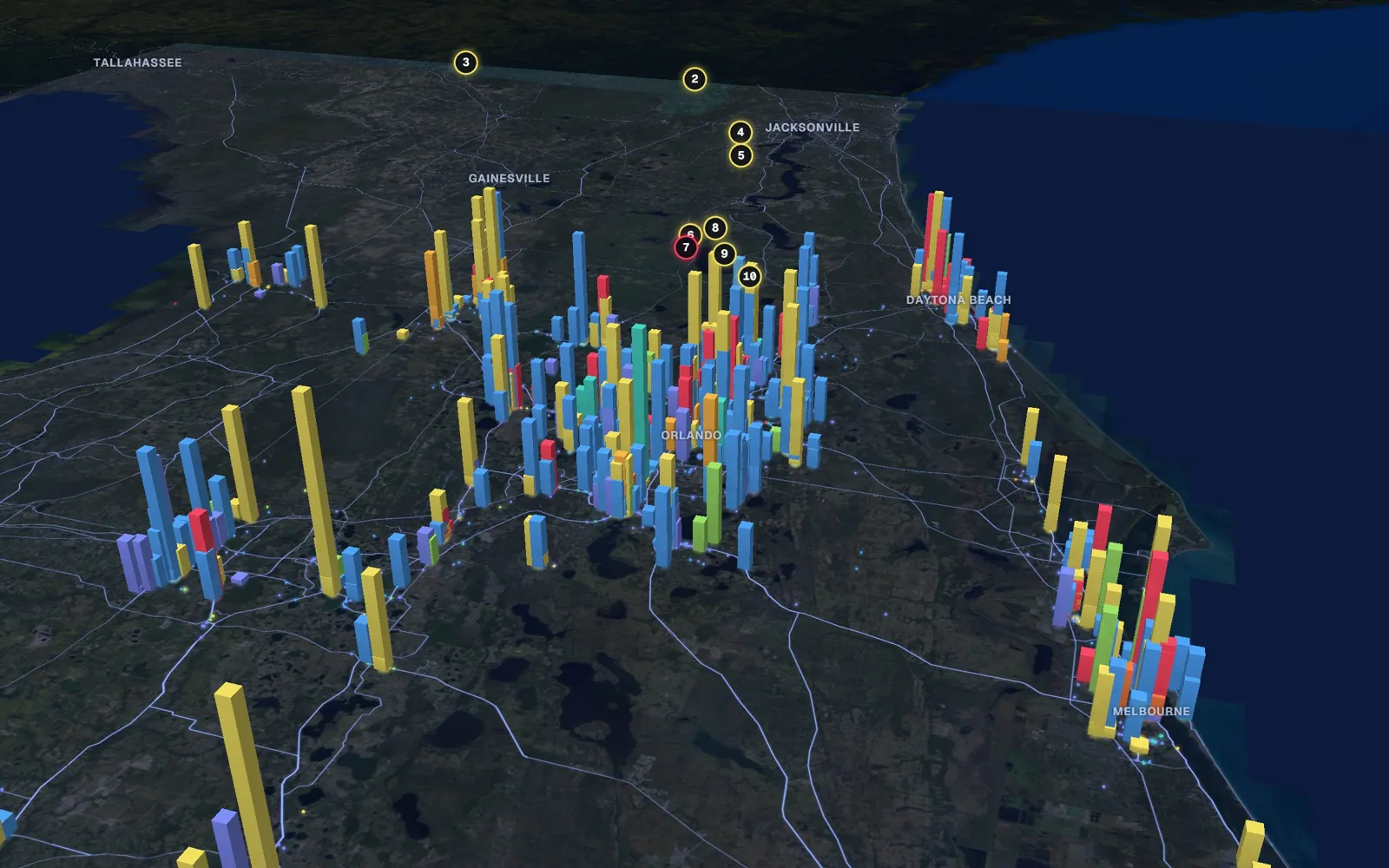 Central 3D market map