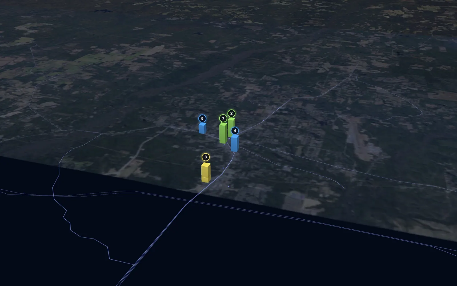3D map of Botox and neurotoxin providers in Crestview