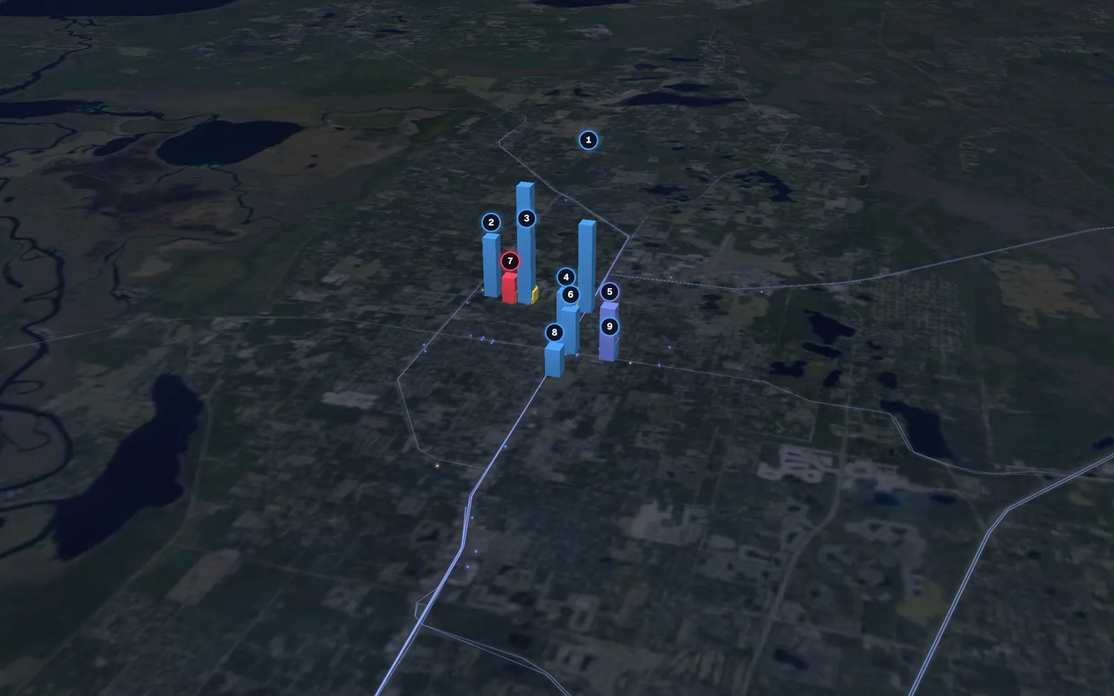 3D map of Botox and neurotoxin providers in DeLand