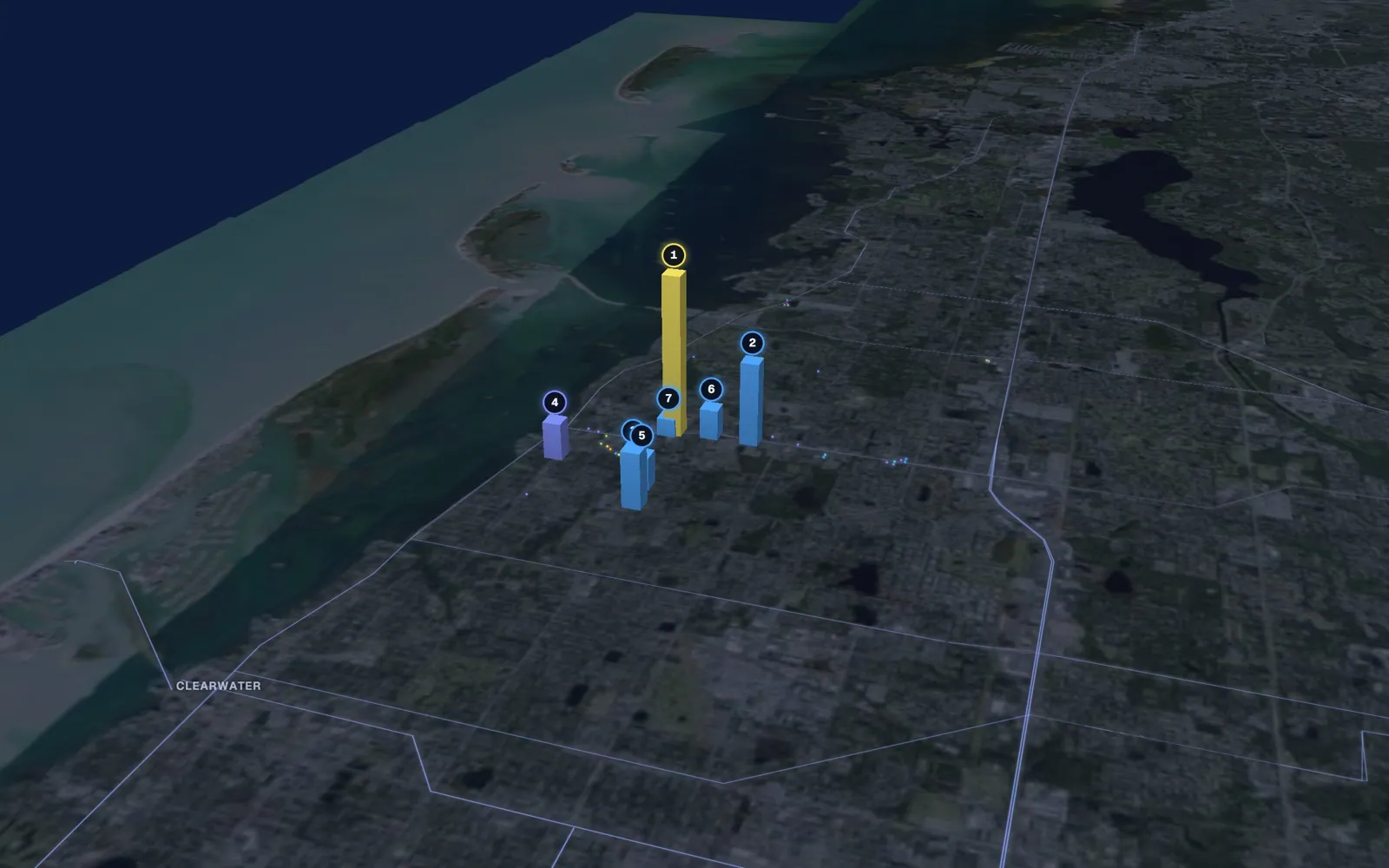 3D map of Botox and neurotoxin providers in Dunedin