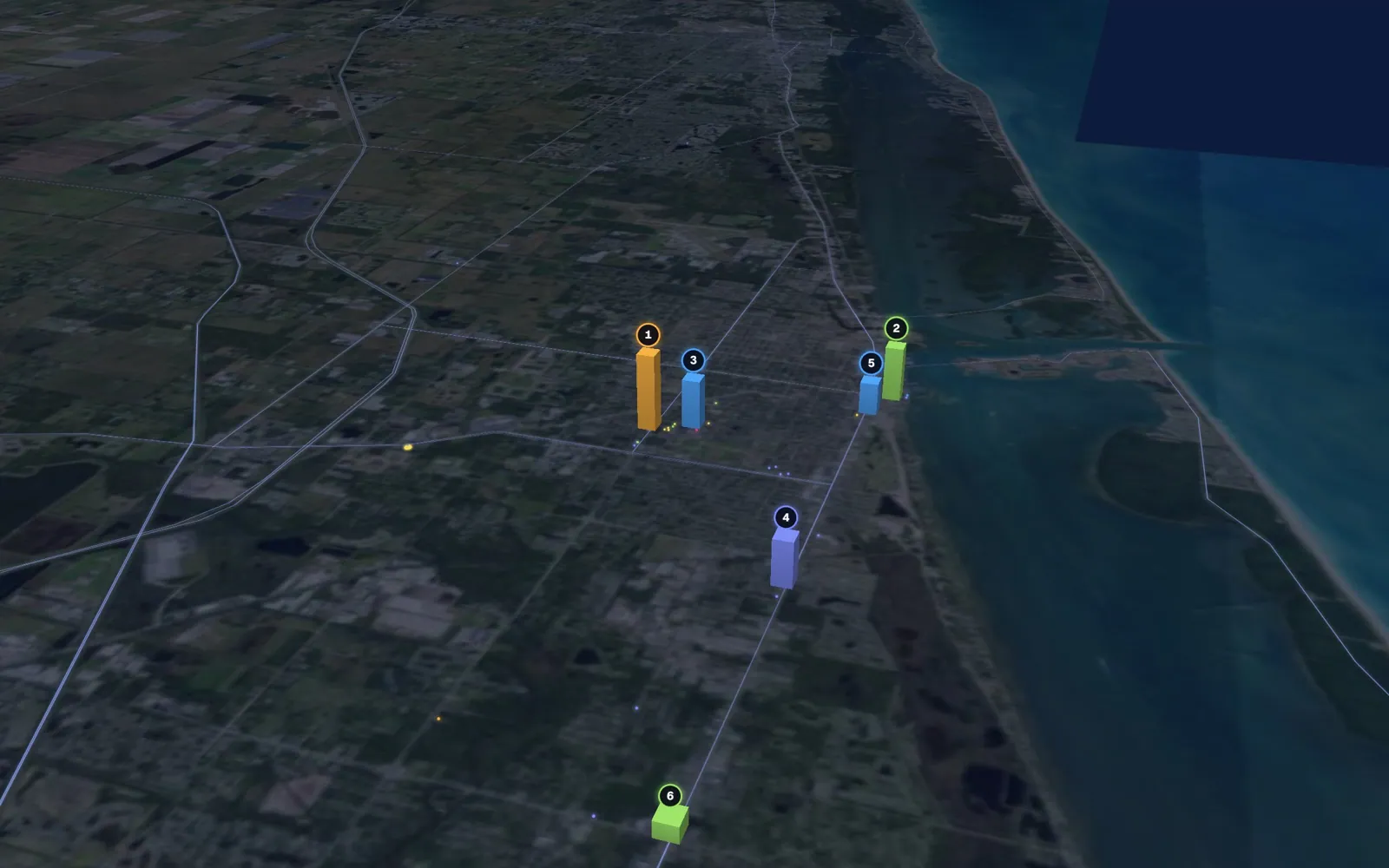 3D map of Botox and neurotoxin providers in Fort Pierce
