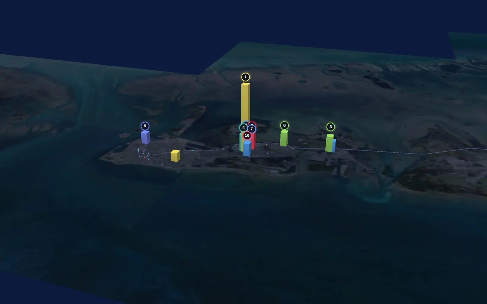 3D map of Botox and neurotoxin providers in Key West