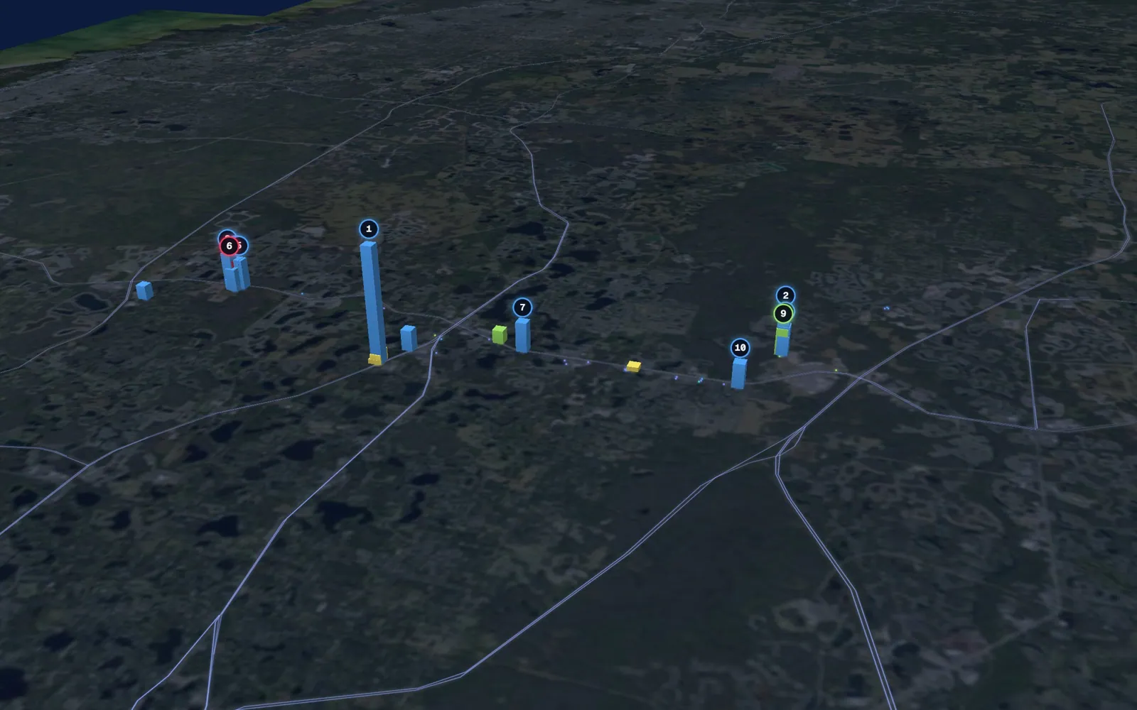 3D map of Botox and neurotoxin providers in Lutz