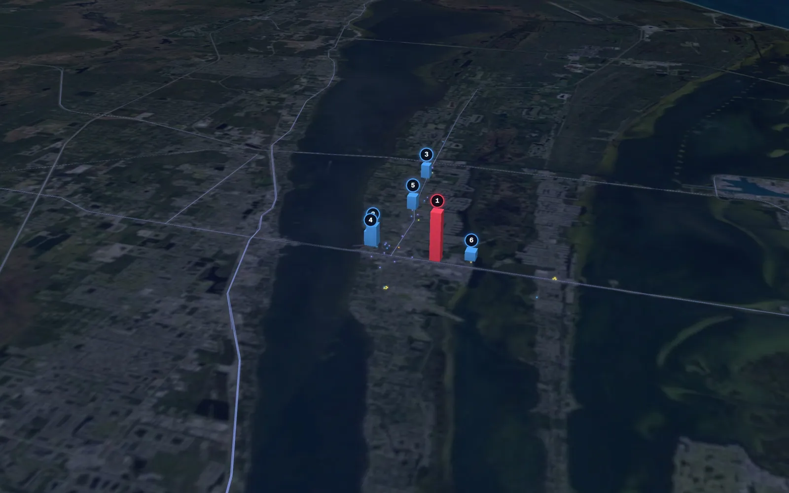 3D map of Botox and neurotoxin providers in Merritt Island