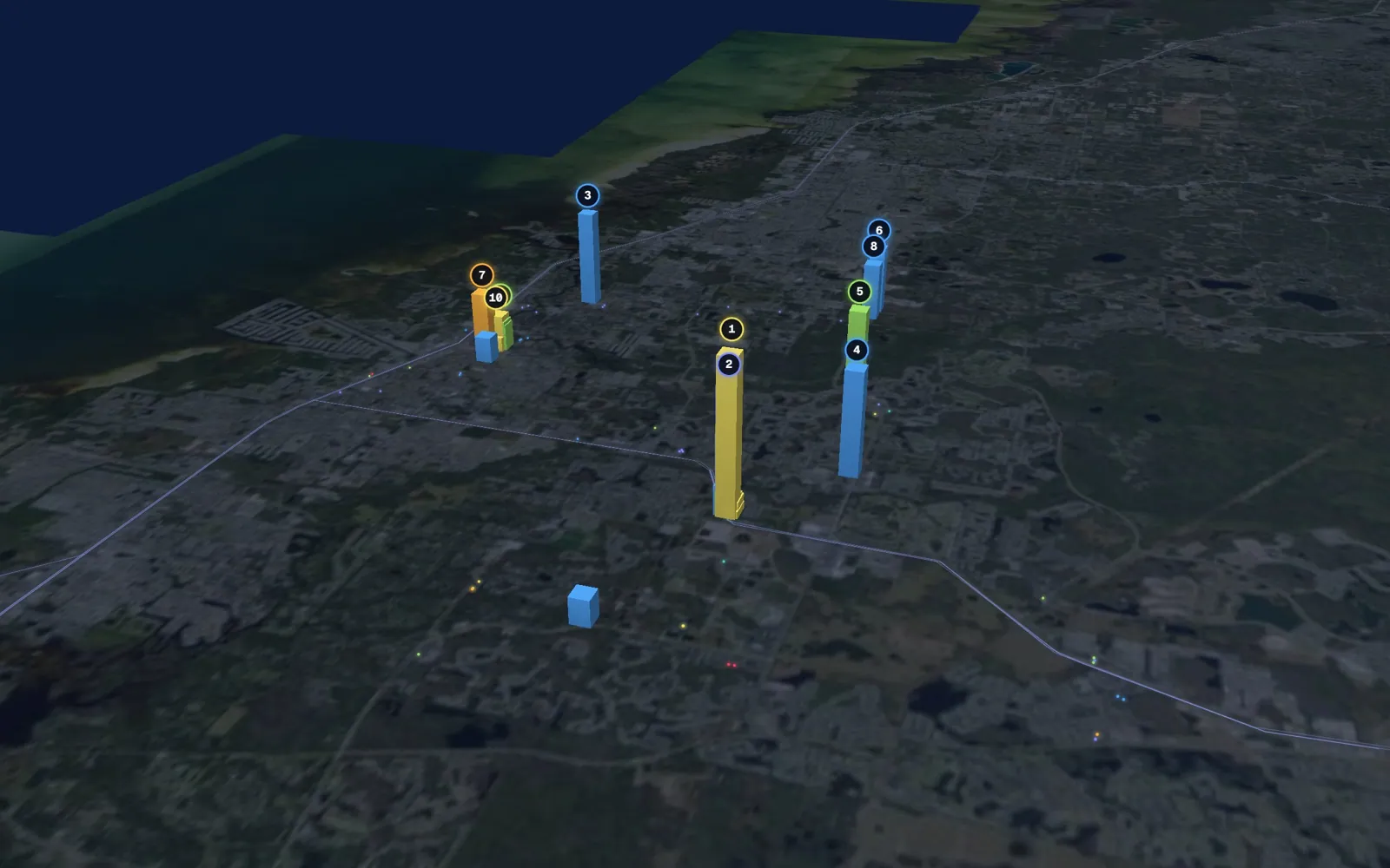 3D map of Botox and neurotoxin providers in New Port Richey