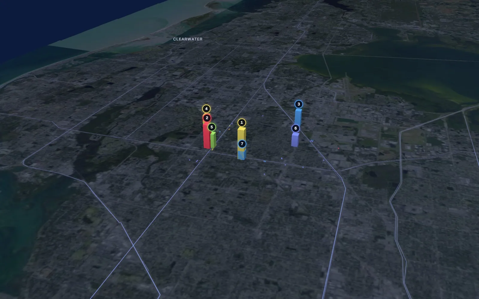 3D map of Botox and neurotoxin providers in Pinellas Park