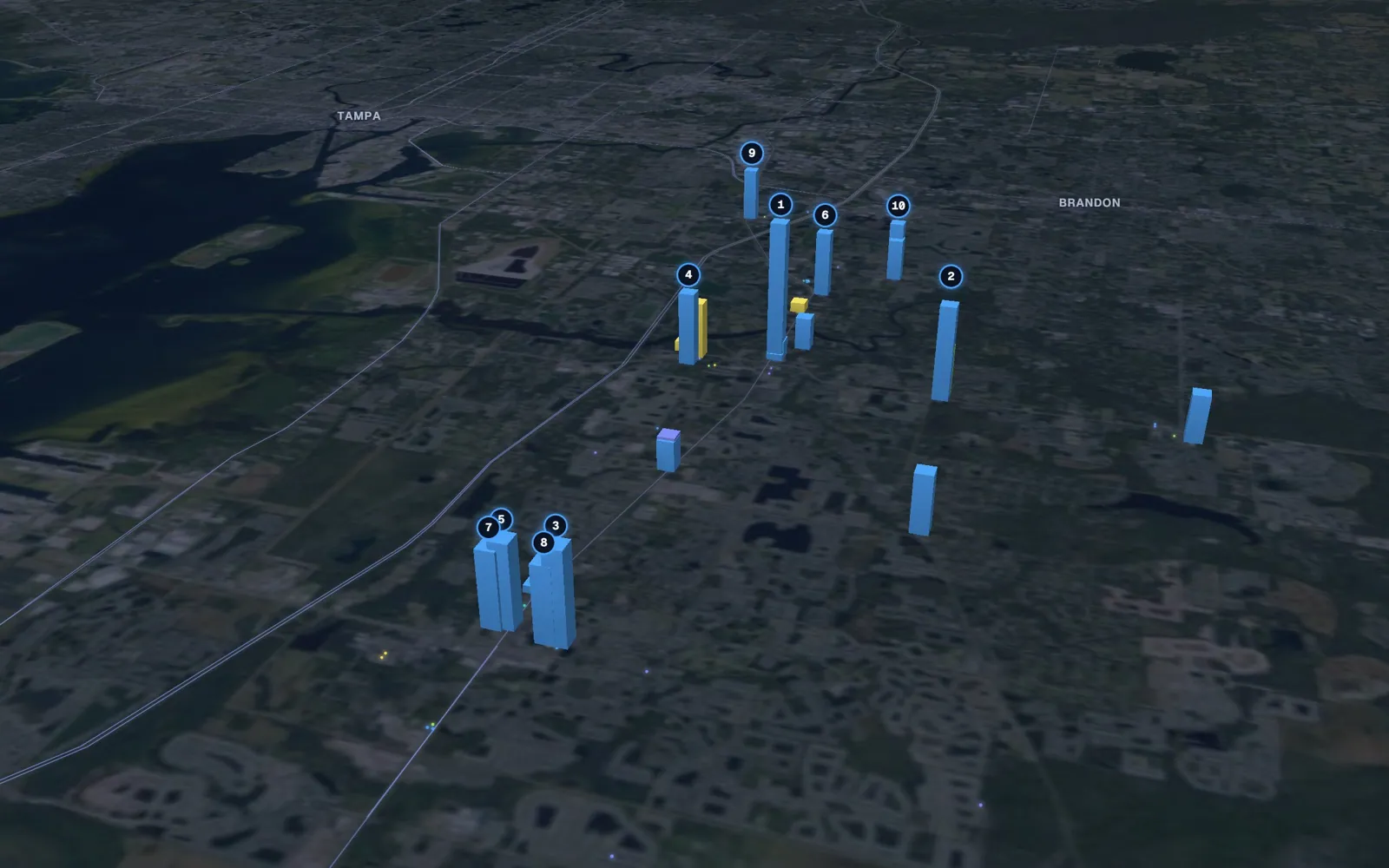 3D map of Botox and neurotoxin providers in Riverview