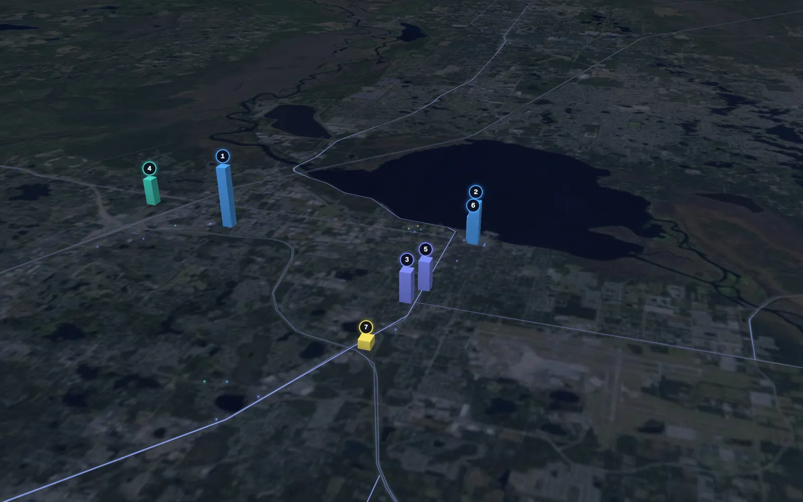 3D map of Botox and neurotoxin providers in Sanford