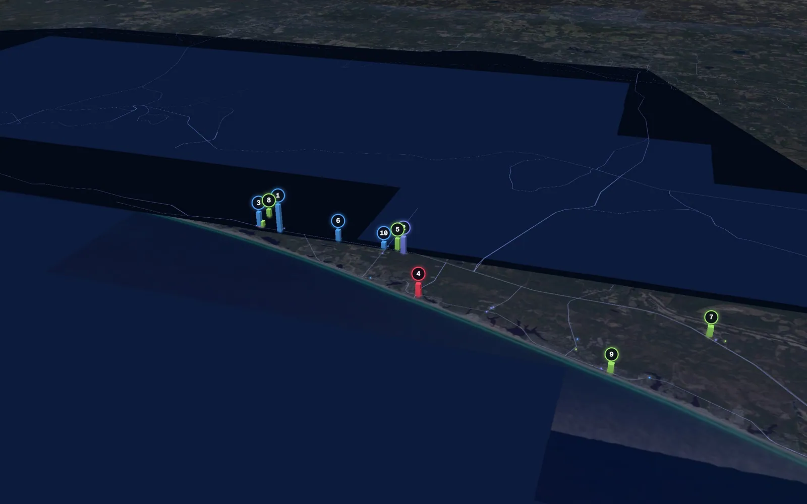 3D map of Botox and neurotoxin providers in Santa Rosa Beach