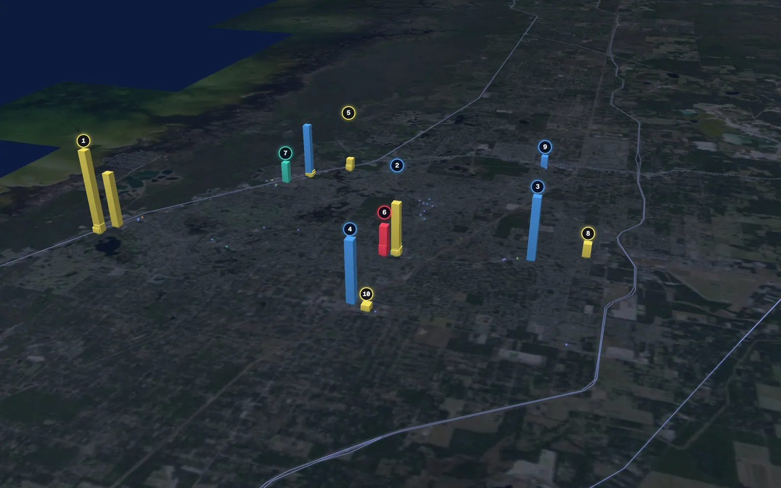 3D map of Botox and neurotoxin providers in Spring Hill
