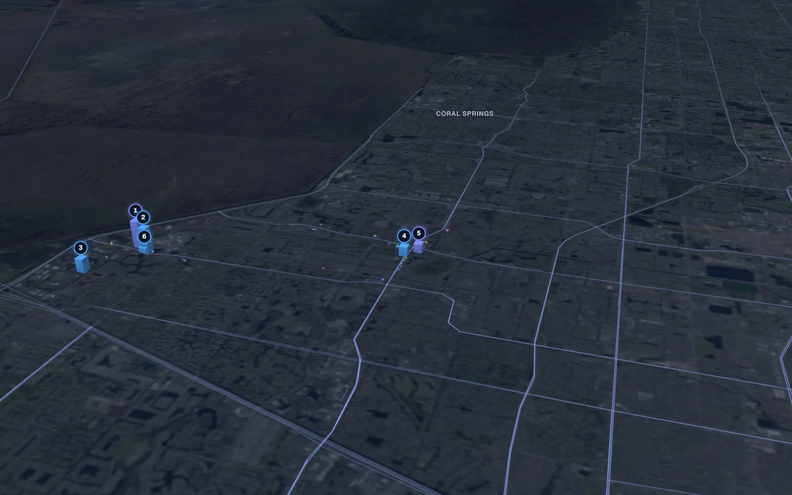 3D map of Botox and neurotoxin providers in Sunrise