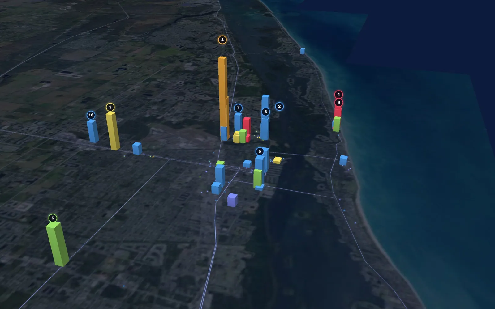 3D map of Botox and neurotoxin providers in Vero Beach