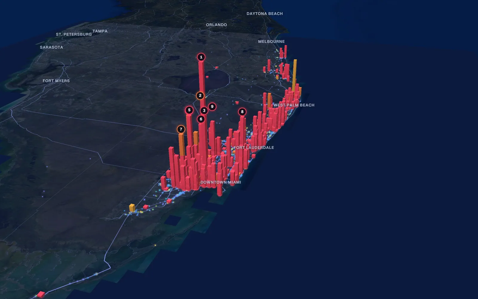Southeast 3D market map