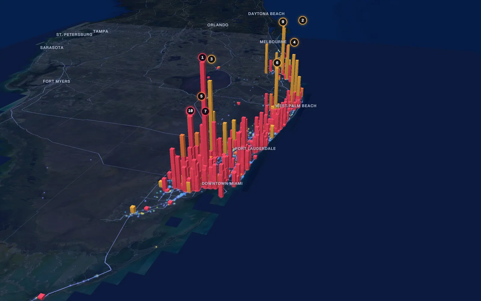 Southeast 3D market map