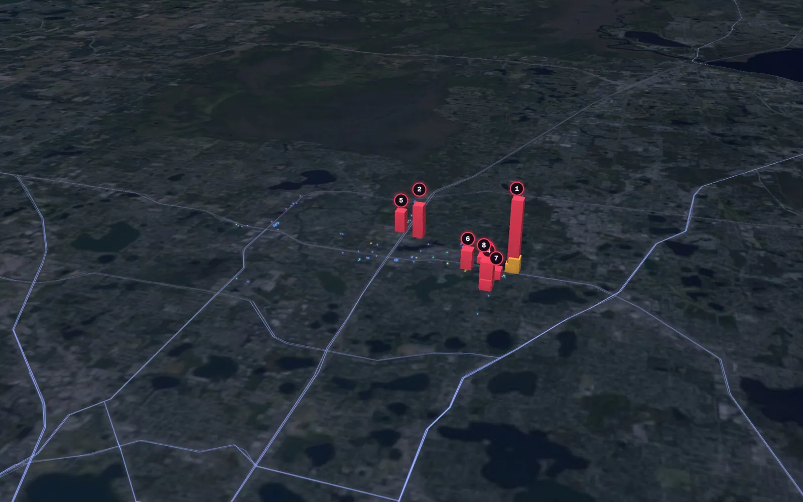 3D map of facelift surgeons in Altamonte Springs