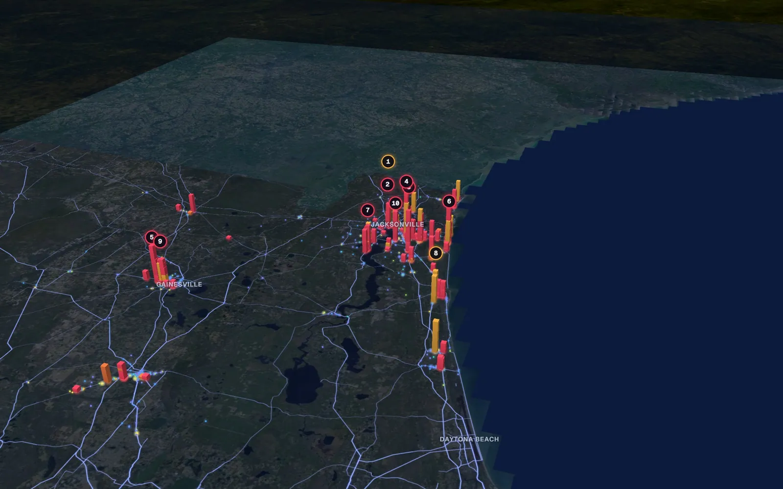 North 3D market map