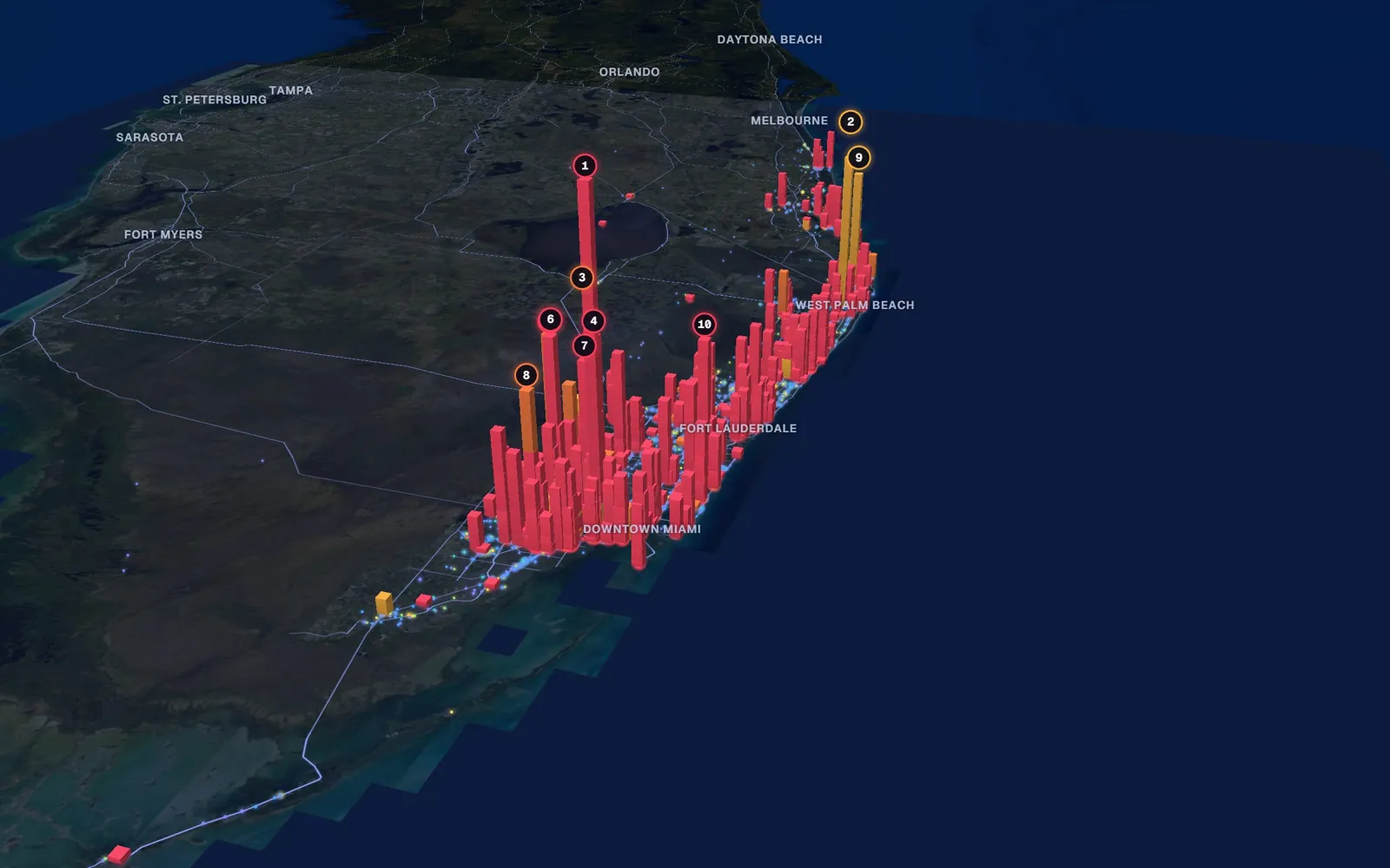 Southeast 3D market map
