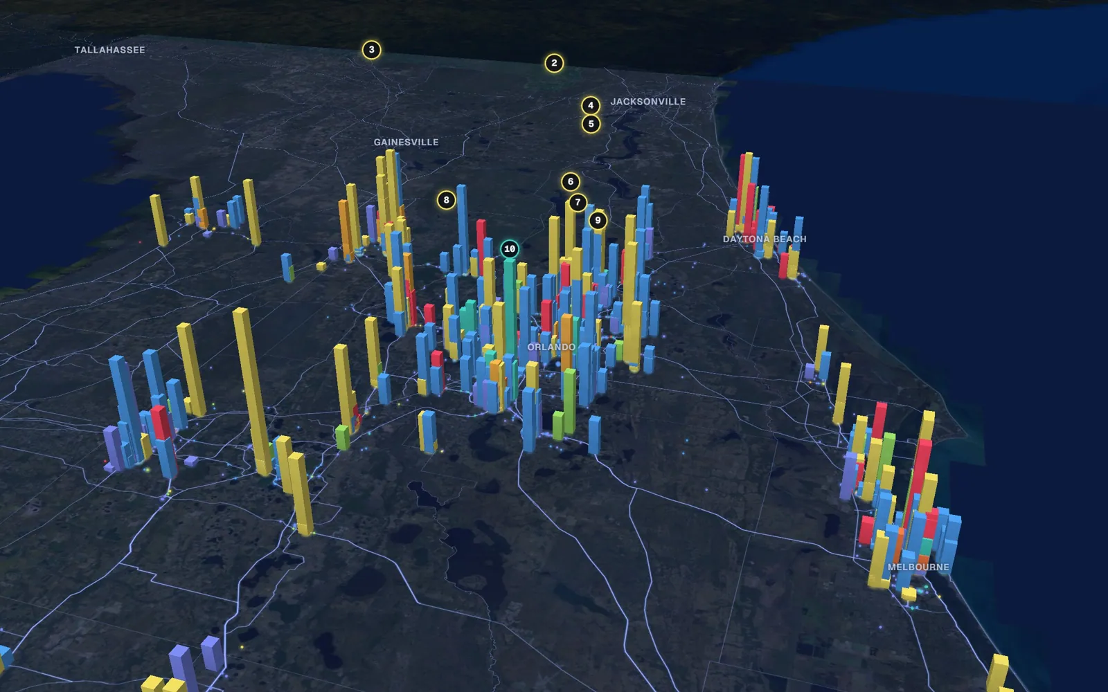 Central 3D market map