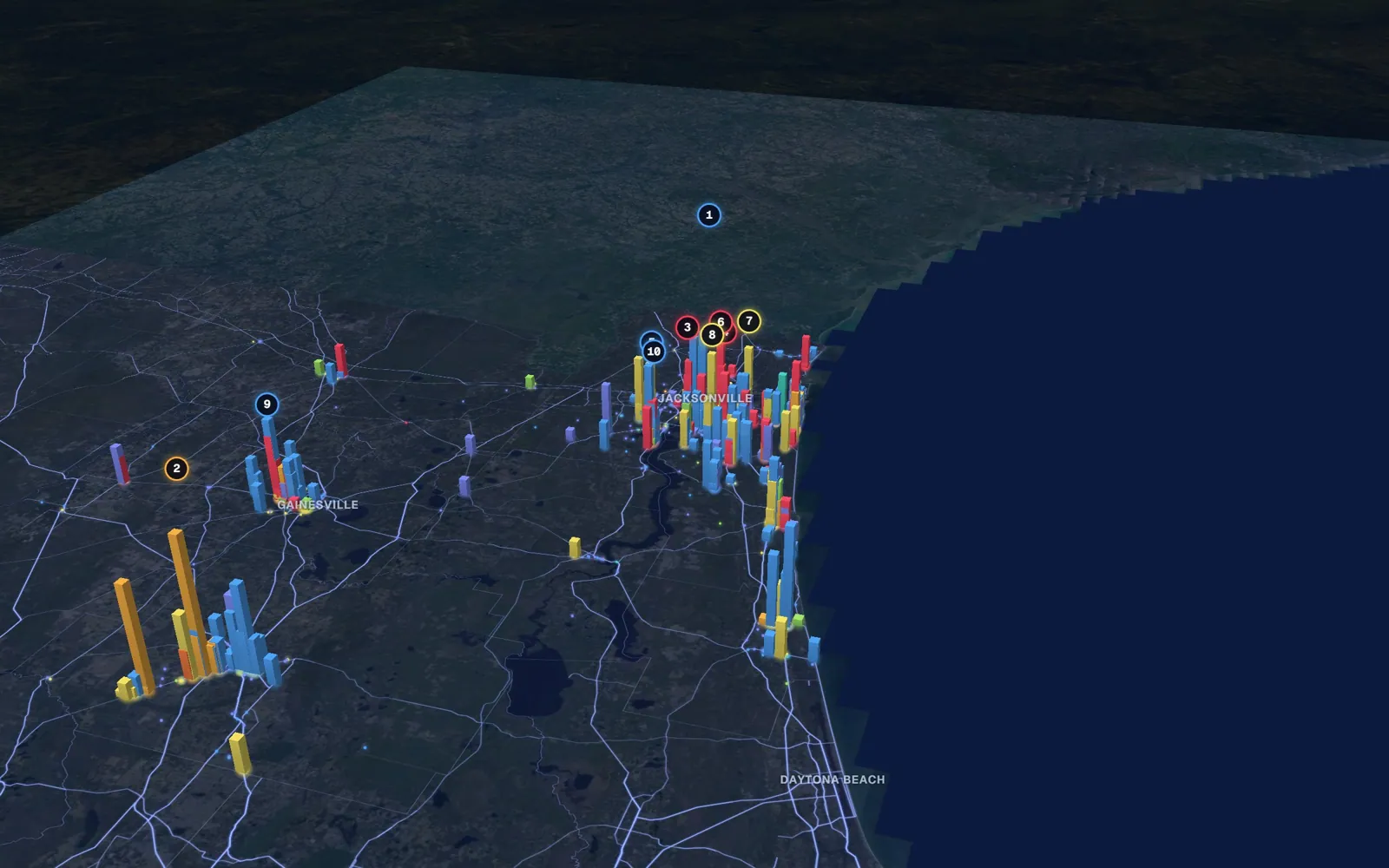 North 3D market map