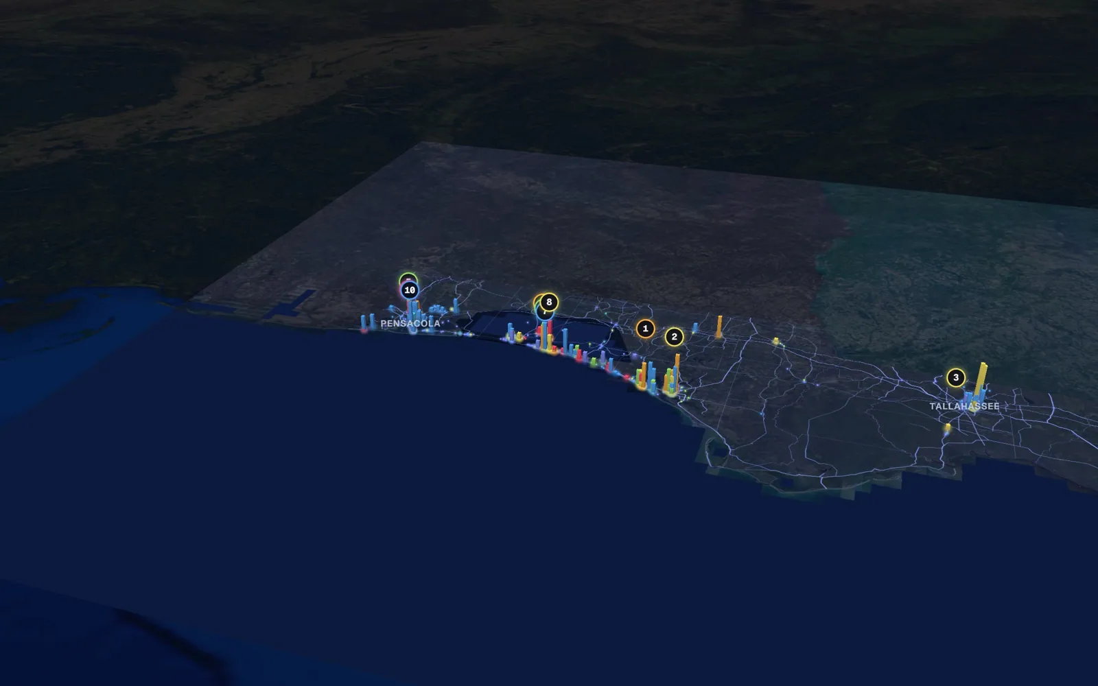 Panhandle 3D market map