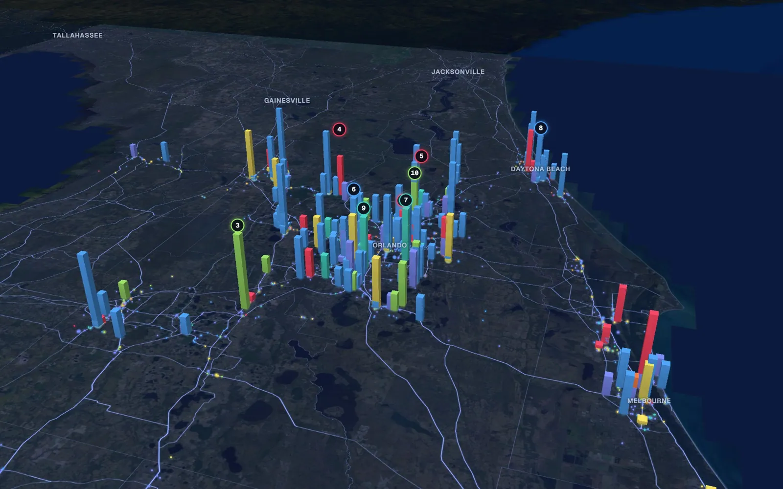 Central 3D market map