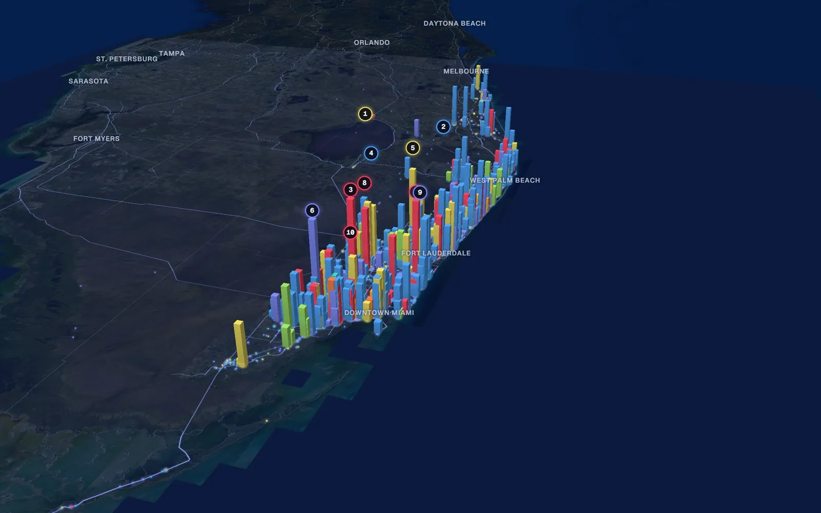Southeast 3D market map