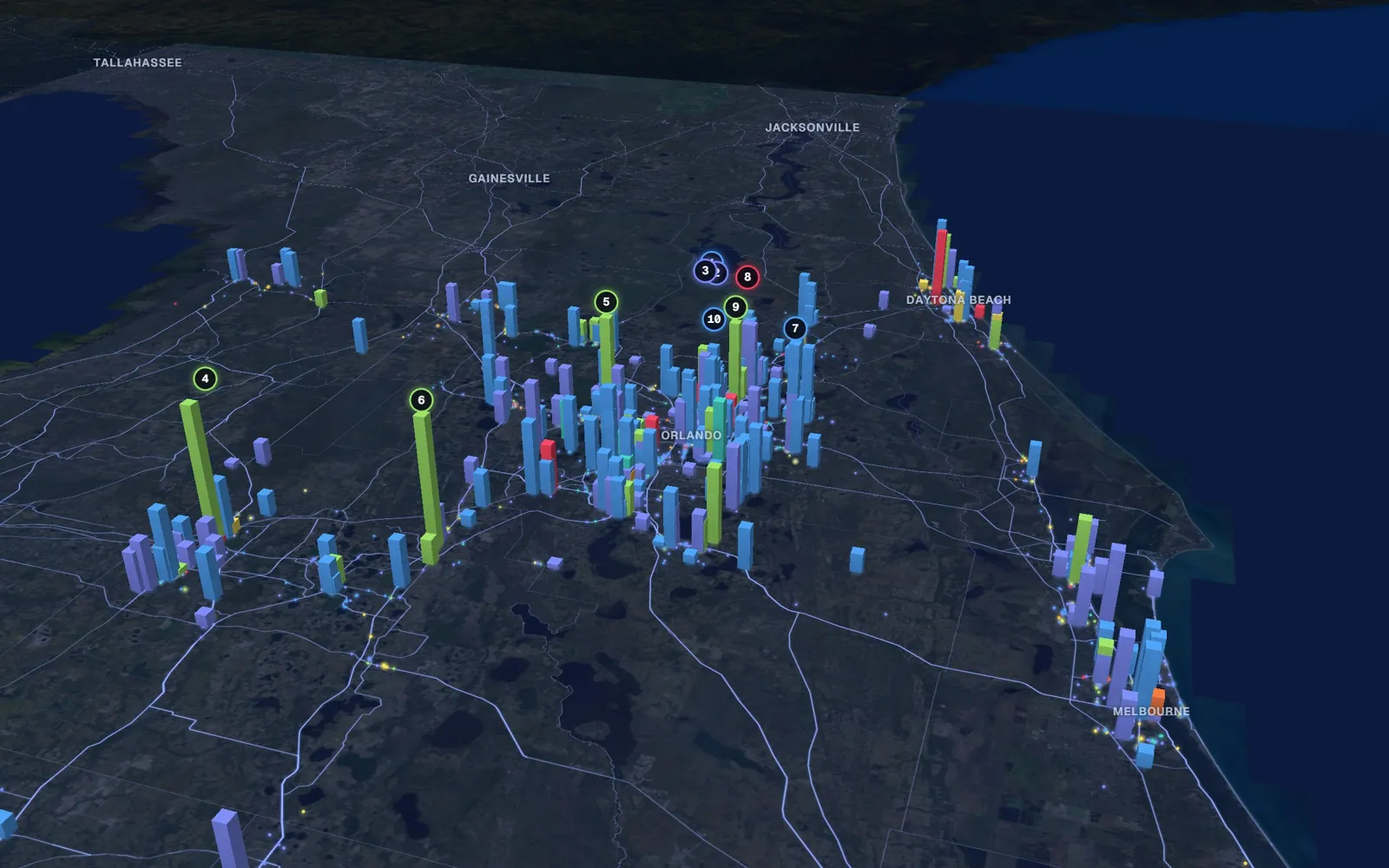 Central 3D market map