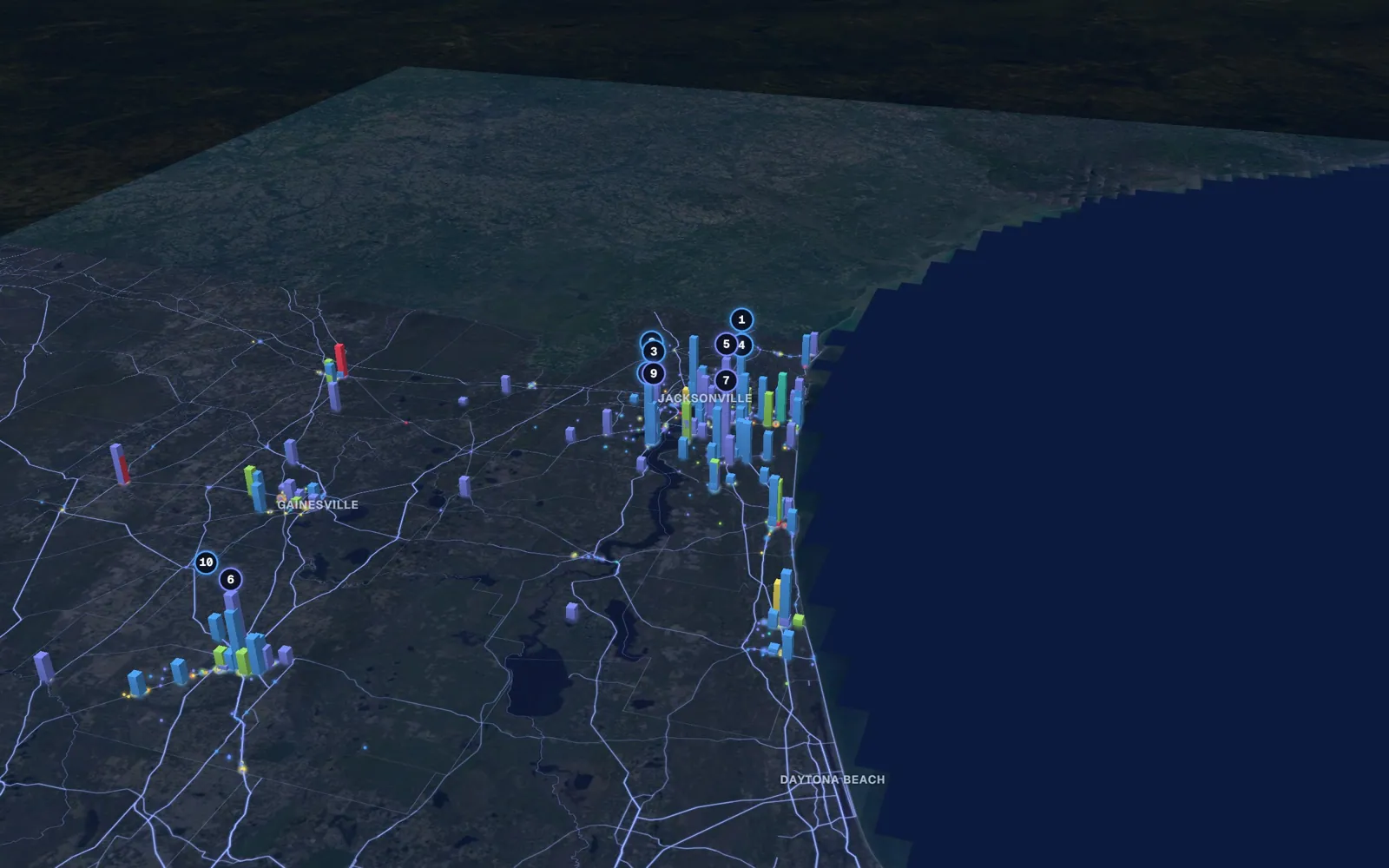 North 3D market map
