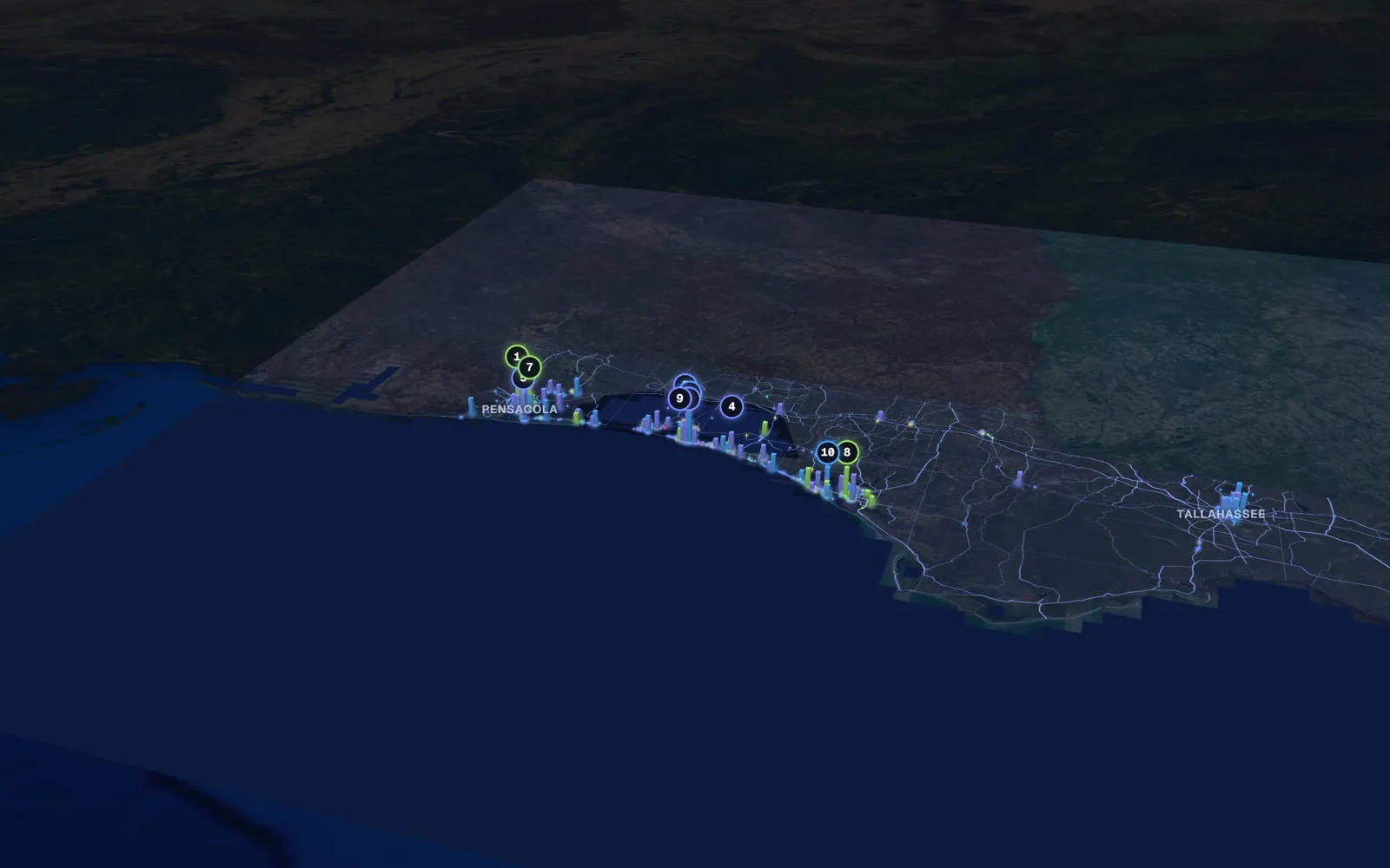 Panhandle 3D market map