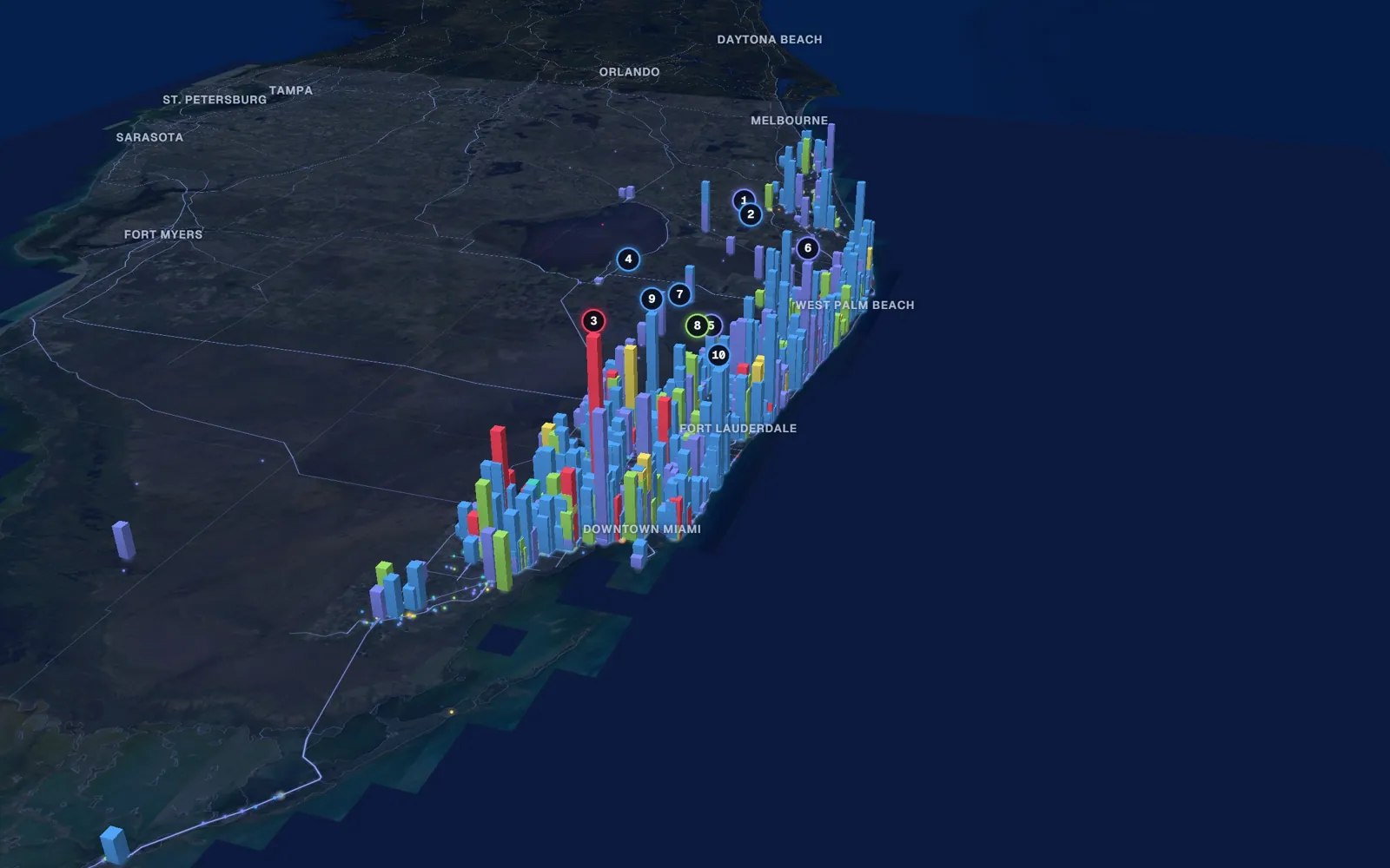 Southeast 3D market map