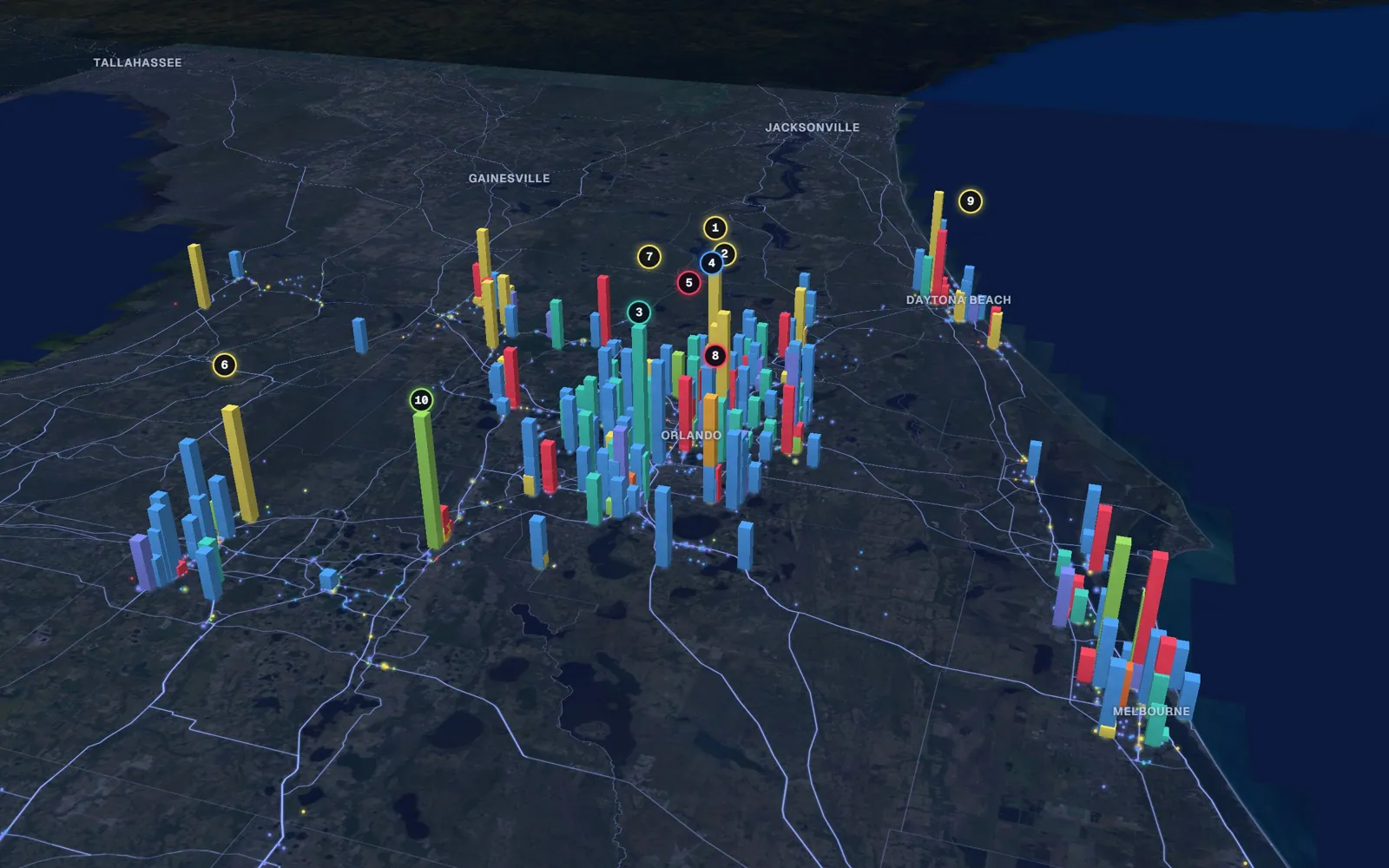 Central 3D market map