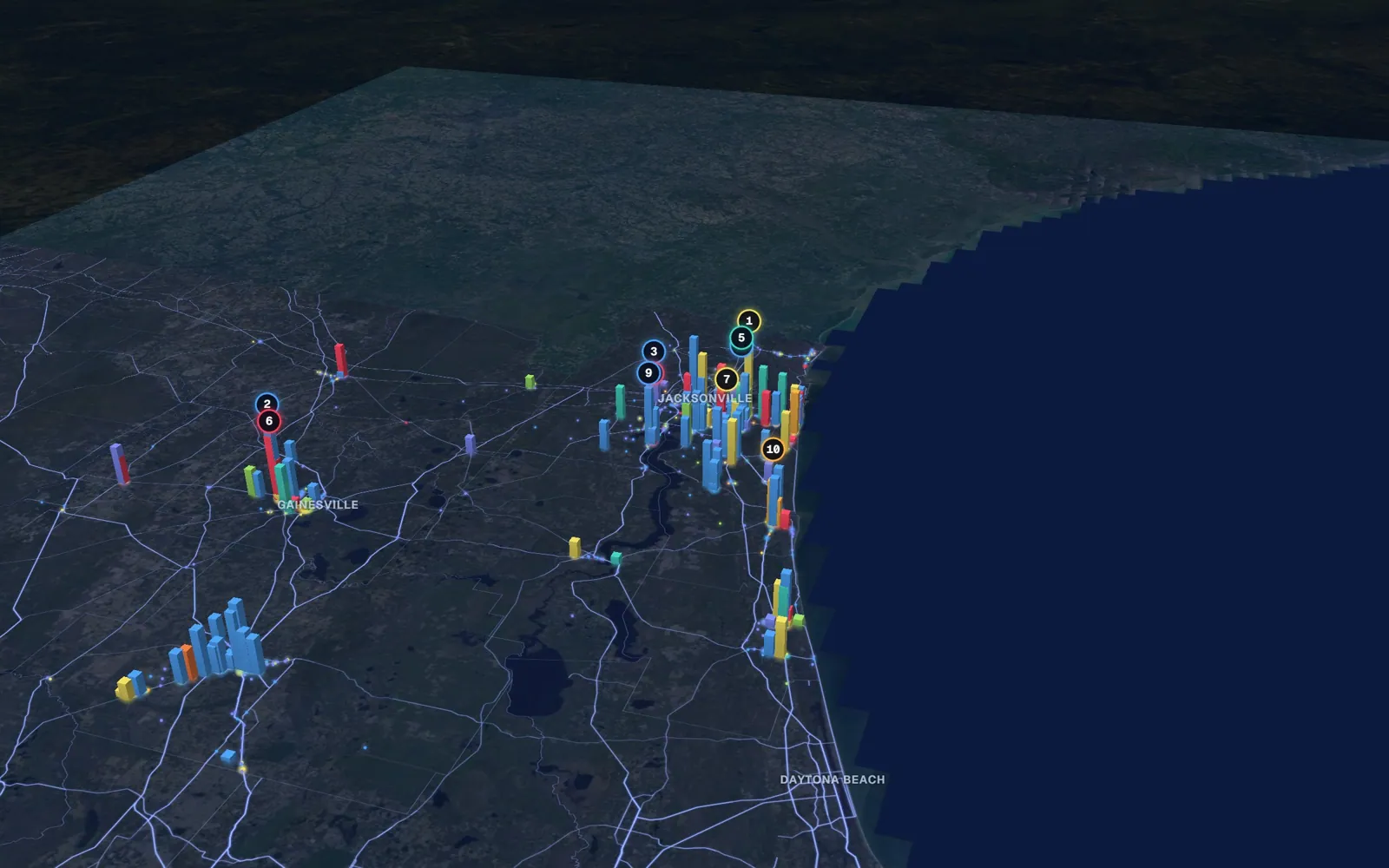 North 3D market map