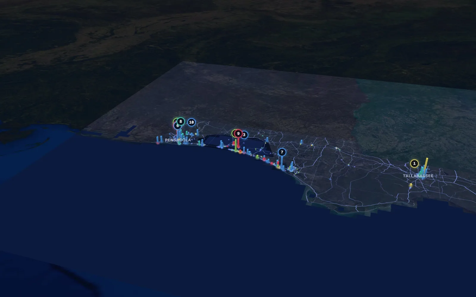 Panhandle 3D market map