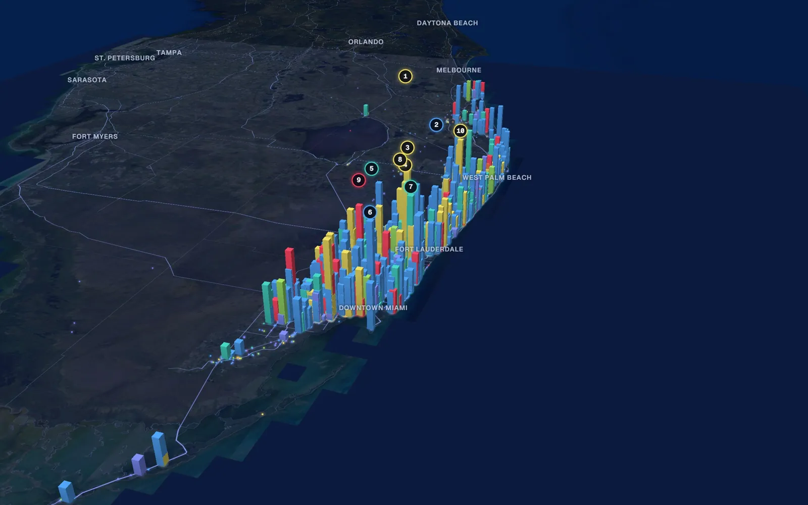 Southeast 3D market map