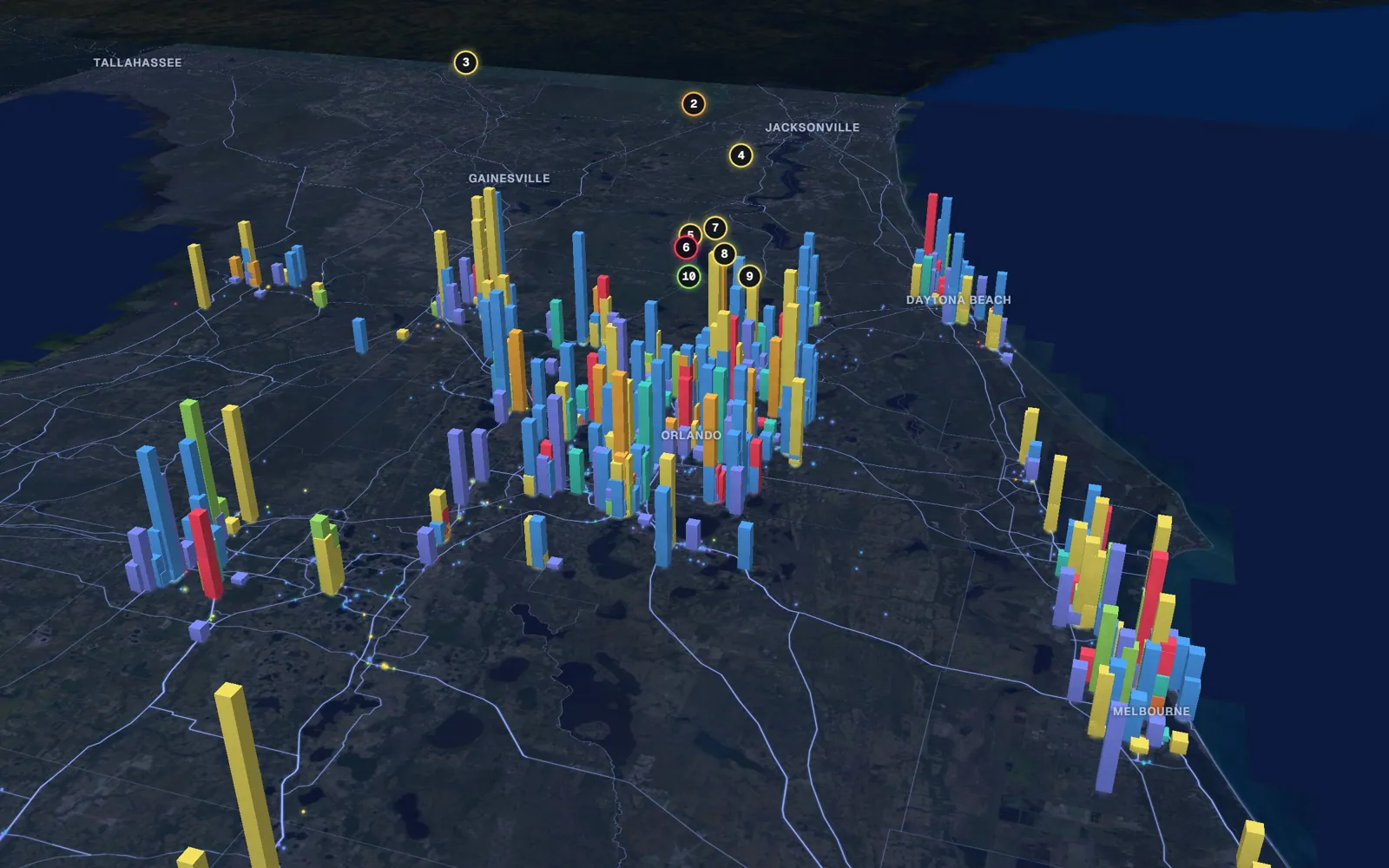 Central 3D market map