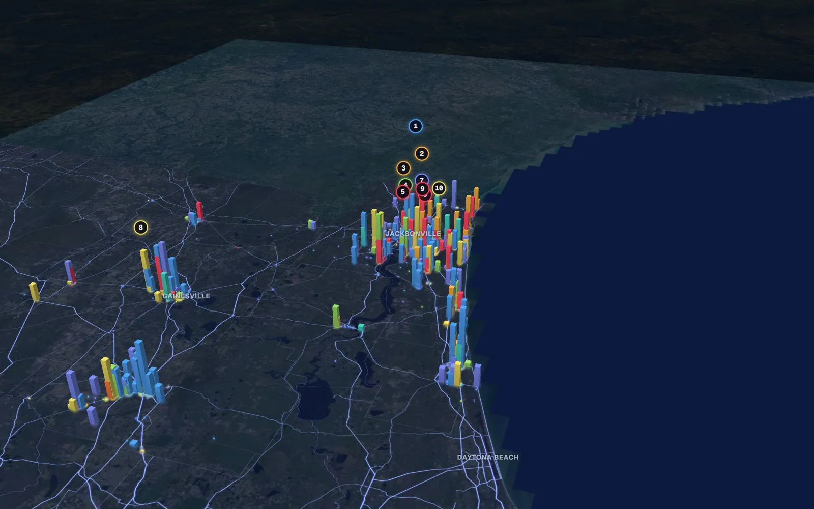 North 3D market map