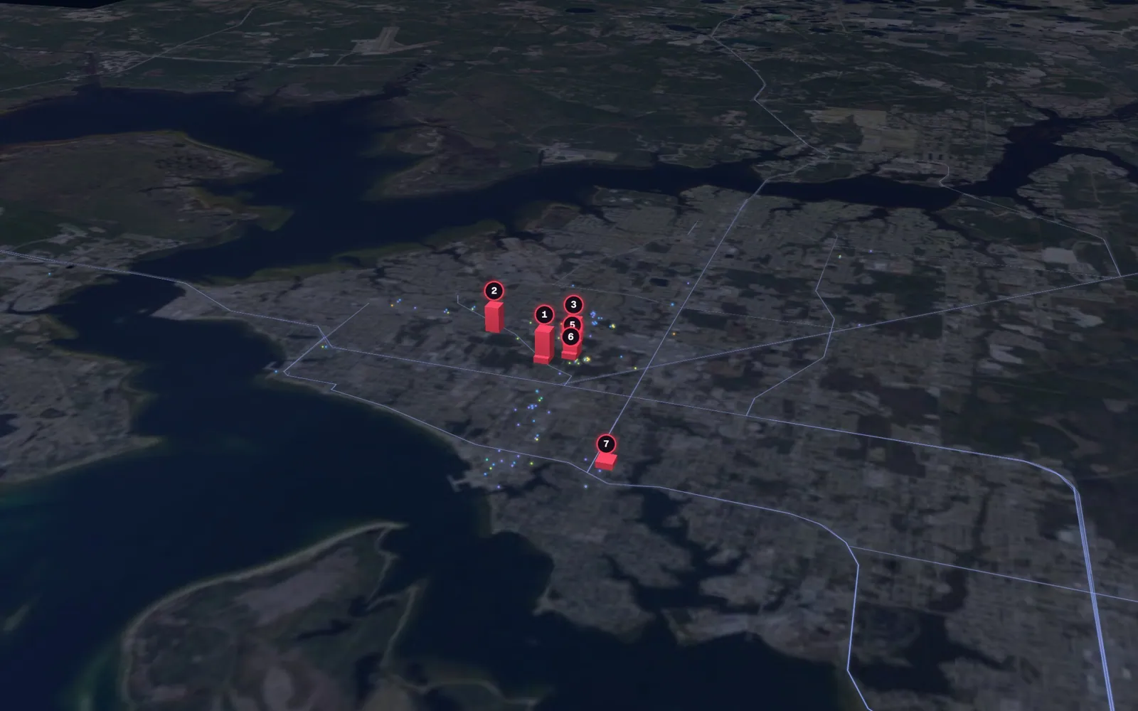 3D map of liposuction surgeons in Panama City