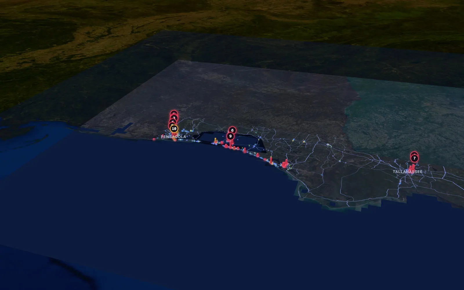 Panhandle 3D market map