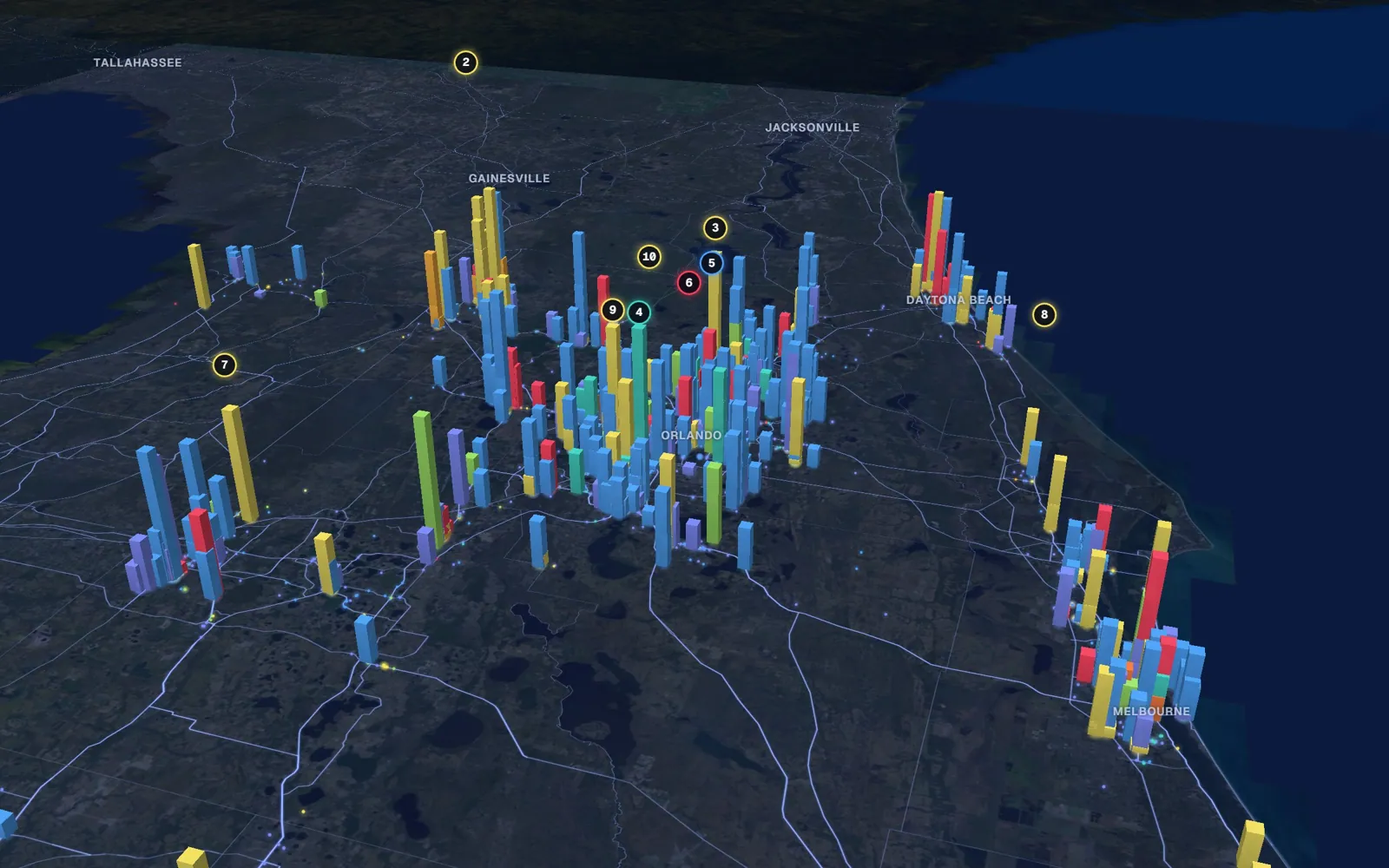 Central 3D market map