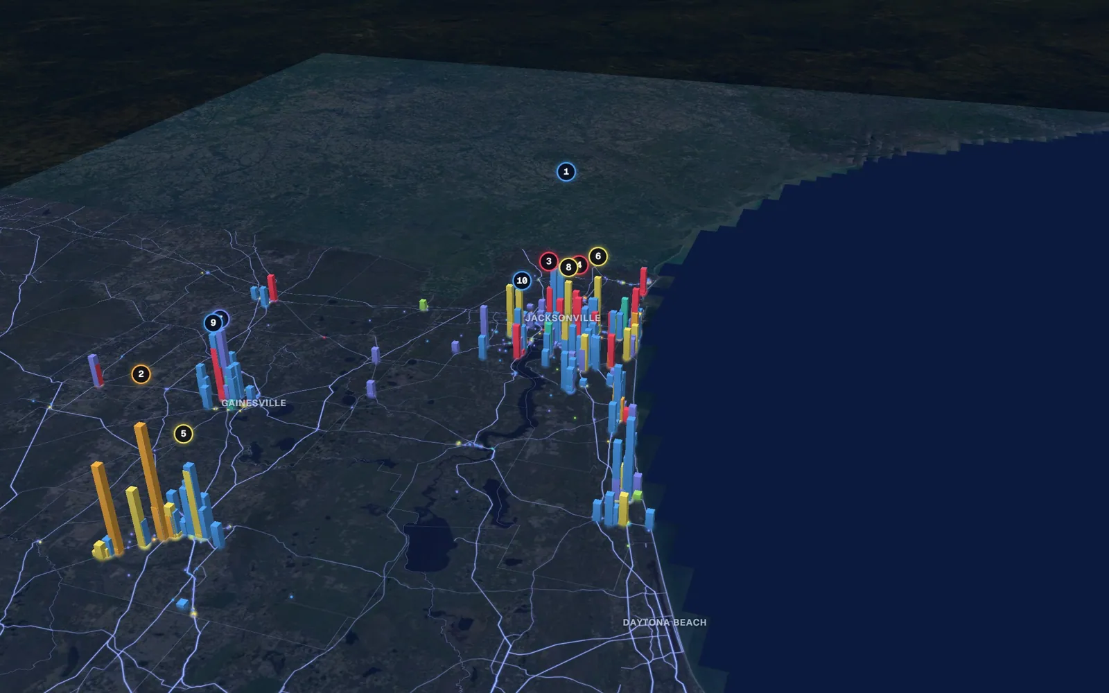 North 3D market map