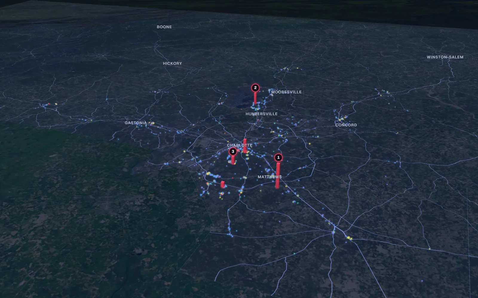 Charlotte 3D market map