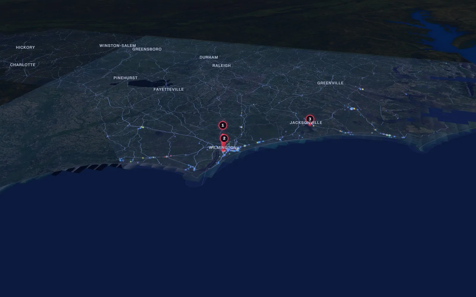 Coast 3D market map