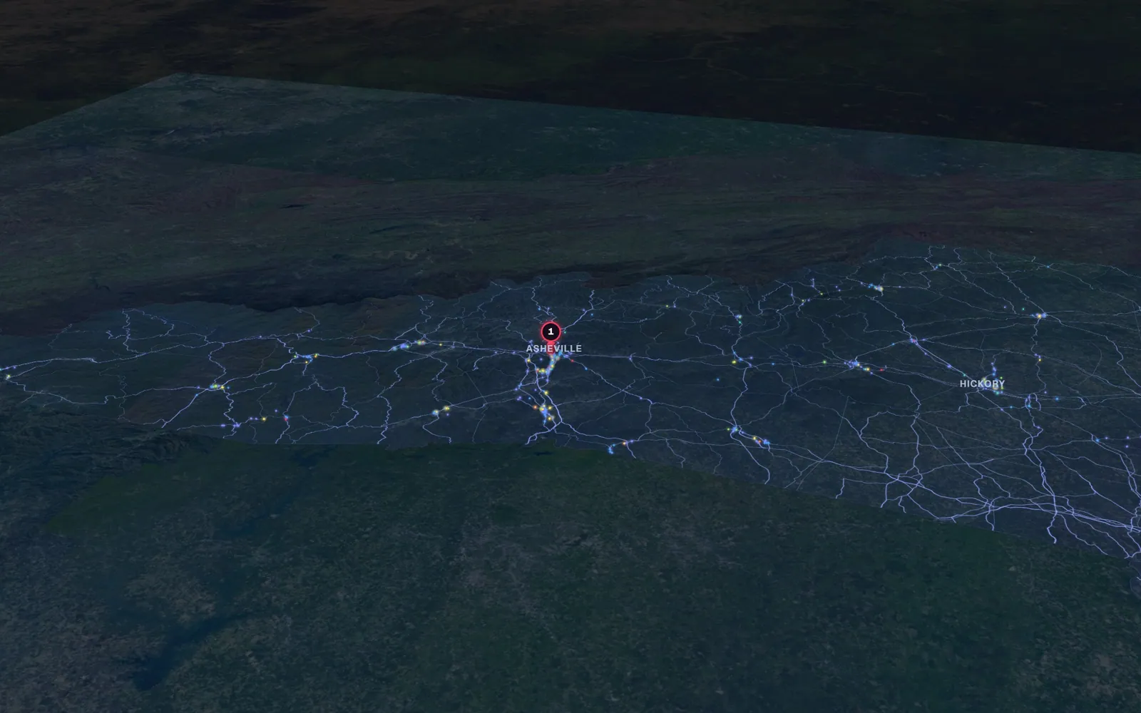 Mountains 3D market map