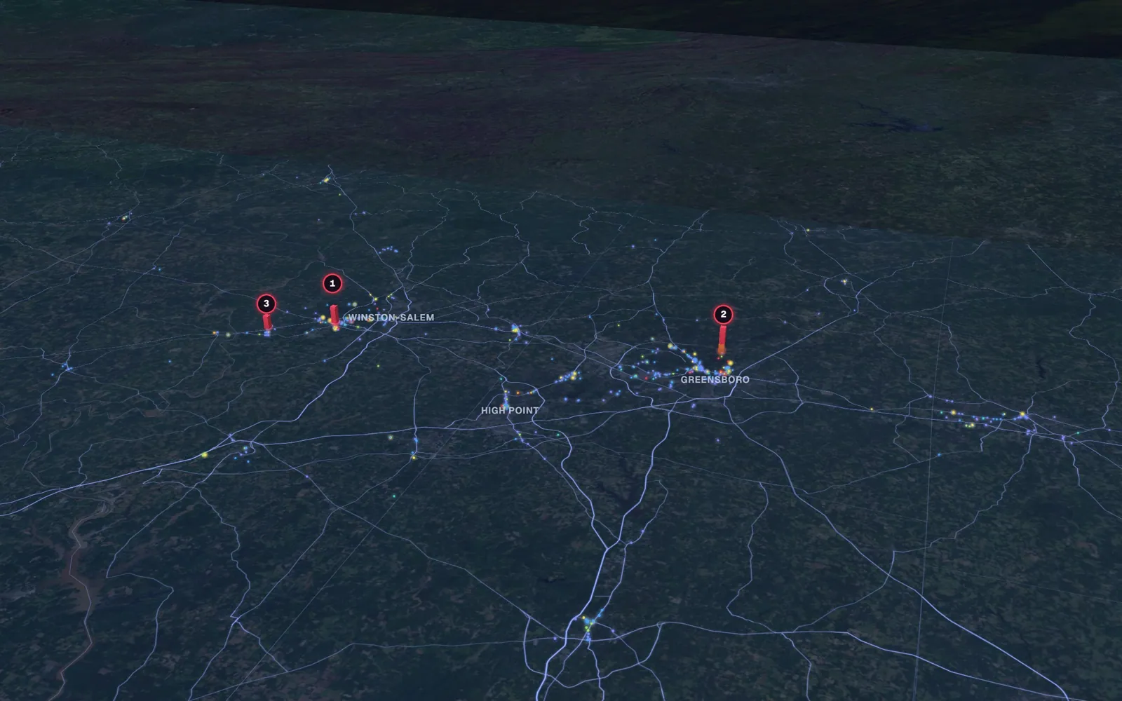 Triad 3D market map