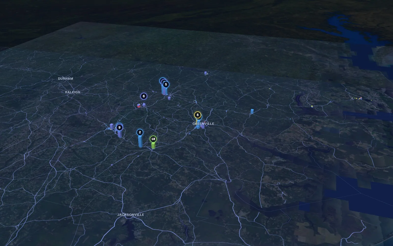 Eastern 3D market map